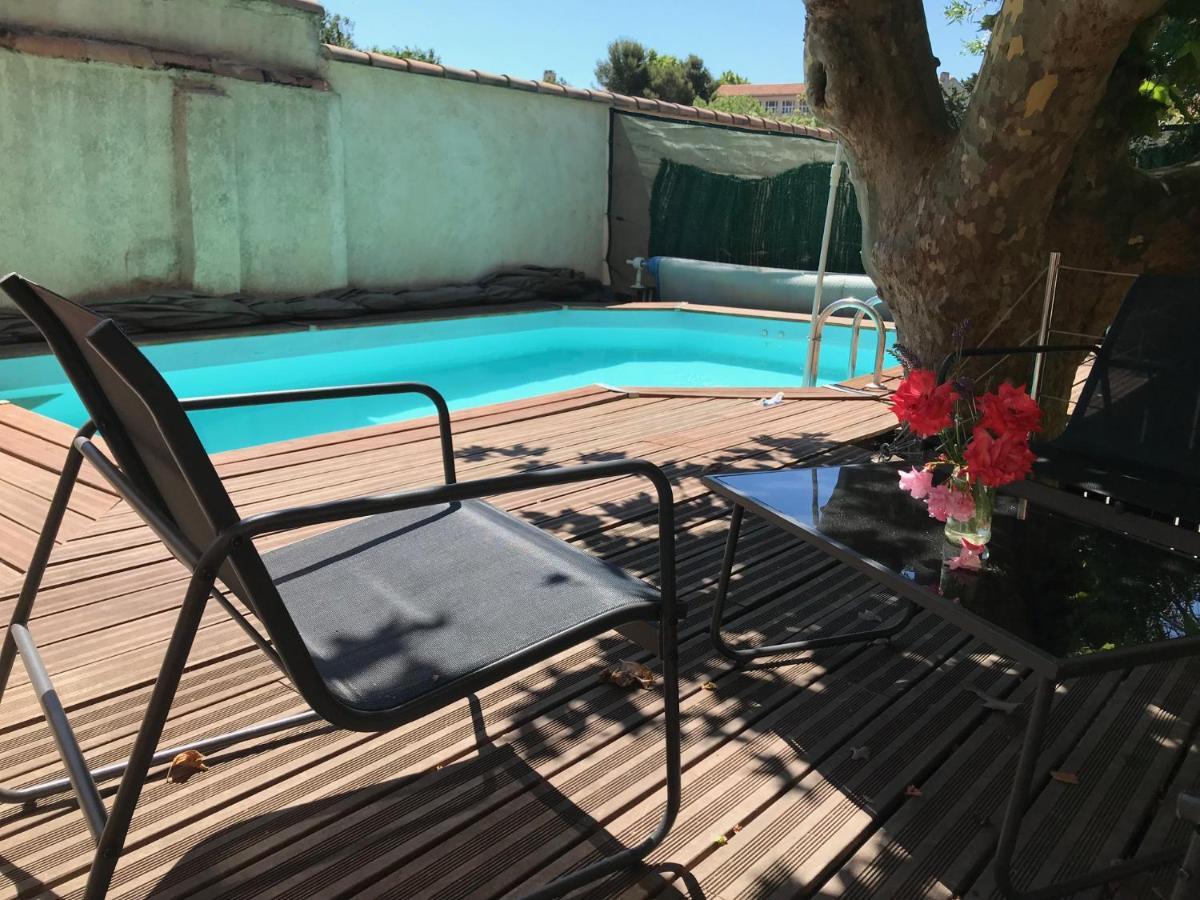 Chambre Climatisee Avec Sdb Privee Dans Une Villa Avec Piscine Ouverte D'Avril A Mi Octobre Марсель Экстерьер фото